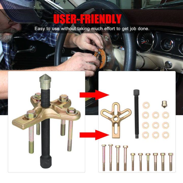 KOGEEK%2013Pcs%20Harmonic%20Balancer%20Puller%20Kit%20Steering%20Wheel%20Puller/Installer%20Crankshaft%20Pulley%20Tool%20for%20Automotive%20Repairs%20-%20Image%205