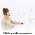 2.4G Head-mounted Wireless Lavalier Microphone Set Transmitter with Receiver for Amplifier Voice Speaker Teaching Tour Guide.