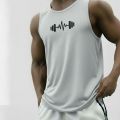 STAR Premium China mesh tank top // Sleeve less workout T-shirt For men.