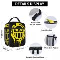 Trafalgar D Law Logo One Piece Anime Thermal Insulated Lunch Bags School Reusable Bento Box Thermal Cooler Food Box. 