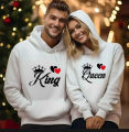 2 Pcs Set Cupple Hoodie For Men And Women.