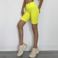 Slim Fit High Waist Yoga Sport Shorts Hip Push Up Women Plain Soft Nylon Fitness Running Shorts Tummy Control Workout Gym Shorts.