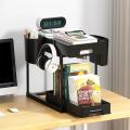 2 Tier Under Sink Organizer Sliding Cabinet Basket Organizer Storage Rack Hooks Hanging Cup Bathroom Kitchen Organizer.