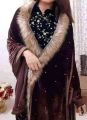 Velvet Shawls For Women Fabric With Stone Work.. 