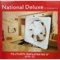 National Deluxe 10" Exhaust Fan Imported. 