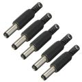 5PCS 5.5mm X 2.5mm Male Jack DC Power Plug Socket Jack Adapter Adaptor Connector. 