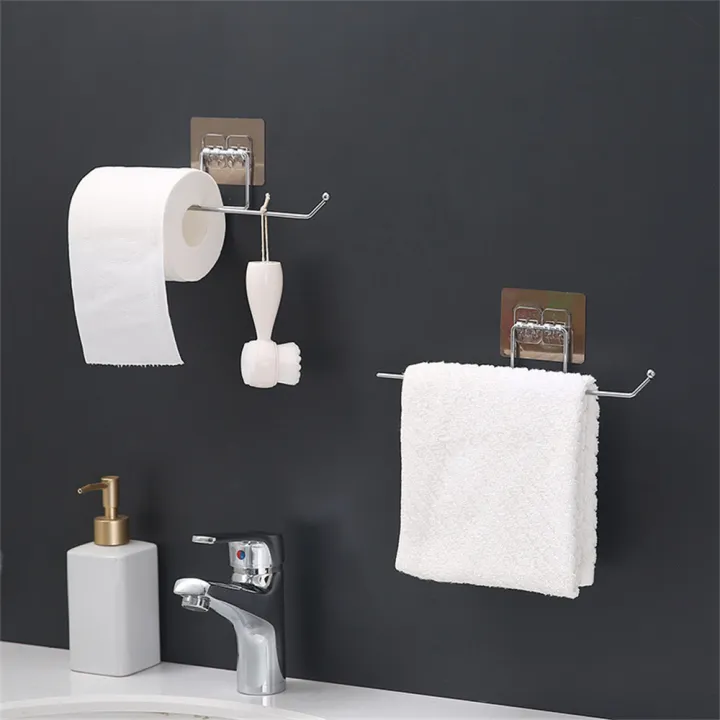 Rack%20Stainless%20Steel%20Roll%20Paper%20Holder%20Towel%20Stand%20Storage%20Rack%20Bathroom%20Organizer%20Self-adhesive%20Kitchen%20Toilet%20Paper%20Holder%20-%20Image%204