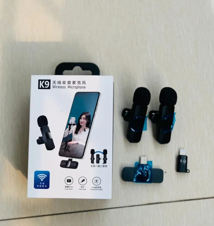 K9%20Dual%20Wireless%20Microphone%20Type%20C%20&%20iphone%20For%20Vlogs%20Interview%20Youtubers%20-%20Image%202