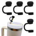 Reusable Silicone Straw Topper Eco-friendly Leak-proof Dust-proof Straw Cover Compatible Stanley Cup Fit Spill Stopper for.