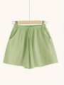 High-Quality Cotton Linen Casual Shorts – Comfortable All-Day Regular Pull-On Wear. 