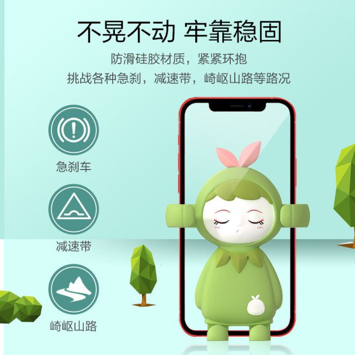 Iba%20Rabbit%20Creative%20Phone%20Holder%20Car%20Air%20Outlet%20Center%20Console%20360%20%C2%B0%20Rotating%20Anti%20slip%20Navigation%20Bracket%20-%20Image%202