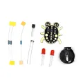 Beginners Learn to Solder Fun Kit Weevil Eye Electronics DIY Kit LED Module Beginners Learn to Solder Handmade Gifts for Fun. 