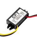 CPT-UL-1 DC/DC Converter Regulator 12V To 5V 3A 15W Car Led Display Power -Black. 