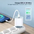 Power Adapter 20W USB-C Fast Charger For Apple iPhone 14 14 Pro Max 13 12 11 X XS XR 7 8 Plus with Type C to lightning cable. 