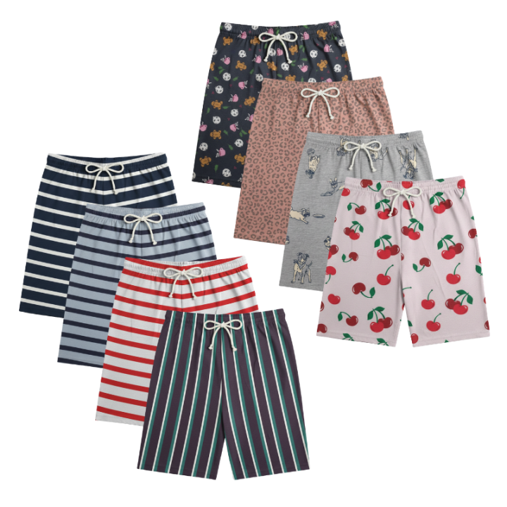 3%20PCS%20Boys%20Cotton%20Half%20Pants%20For%20Home%20Use%20-%20Multicolor%20Combo%20Pack%20-%20Image%202