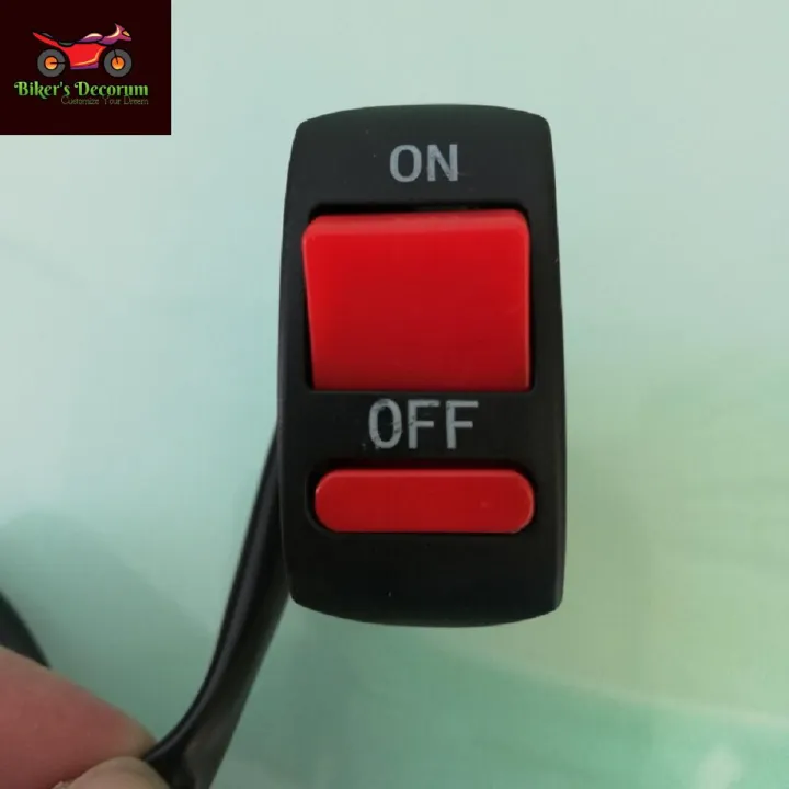 Universal Bike On/Off emergency engine kill switch 2 Wire ON Off ...