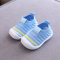 Summer Soft Breathable Baby Shoes Knitting Mesh Anti-Slip Sole Infant Flats. 