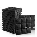 Wall Soundproofing Material 6/12/24 Pcs Acoustic Foam Sound Insulation Panels Mushroom Studio Soundproofing Wedge Tiles For Home. 