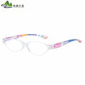Cross-border e-commerce hot color box reading glasses for the elderly, a drop-shipping three-color printing integrated anti-blue light reading glasses.