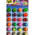 Marble Design Rubber Bouncy Balls 24Pcs/Pack.