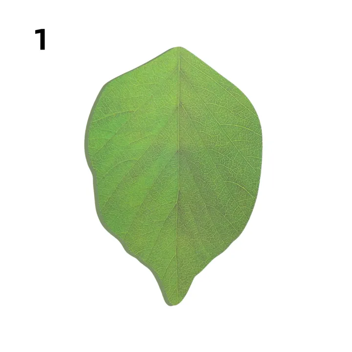 50%20Sheets/Pad%20Creative%20Green%20Leaf%20Shaped%20Sticky%20Notepad%20Photo%20Wall%20Refrigerator%20Decoration%20Sticker%20-%20Image%209