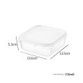 New Food Grade Plastic Refrigerator Preservation Box Transparent Sealed Split Storage Box Heat-resisting Cold Resistance Food Sealing Box Refrigerator. 