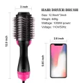 3 In 1 Hair Dryer Brush One-step Volumizer Blow Dryer Brush Hair Straightener Curler Professional Hot Air Brush Hair Styler Comb.