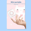 Portable Thermal Printer, 200DPI Mini Label Printer for Home (Black). 