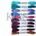 KGS DMC Yarn | 10 Pcs Per Pack Multicolor | DMC Thread For Embroidery | 6 line thread Cotton Embroidery Thread.