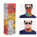 Fashion Multicolor Seamless Tubular Bandana for Outdoor Dust Headband Magic Scarf Head Wrap Neck - Random.