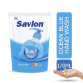 Savlon Ocean Blue Antibacterial Hand Wash Refill 170ml Pouch - 99.9% Germ Protection | Original ACI Product.