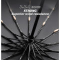16K Strong Rain Umbrella for Men Women Large Fully Automatic Folding Umbrella Windproof Sun UV Umbrellas Travel. 
