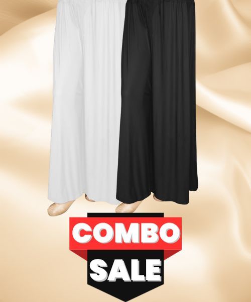 Comfortable Stretchable Korean Soft Jersey Palazzo for Women High Quality, Durable Stitching, All Season Wear