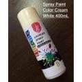 CREAM WHITE Color 400mL Spray Paint Multipurpose Spray Paint Cream White Color Uses Metal Wood Plastics Motor Cycles Bi-Cycle Furniture Etc..