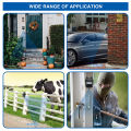 Solar Driveway Alarm Included 2 Receiver 1 Sensor Weatherproof Home Security Alert System For 300m Long Range. 