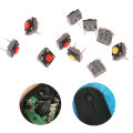 5Pcs Kailh Mute Button 6*6*4.3mm Square Silent Switch Ireless Mouse Micro Switch Repair Parts Replace Rectangle Micro Switch M550 Button. 