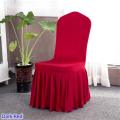 1 pis chair cover turki Elastic Stretch Chair Cover for all dining chair marron colour from Exclusive Tex. 