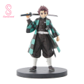 NYT 1 Pcs Demon Slayer Kamado Nezuko Action Figure Table Decor Handmade Model Kids Toy. 