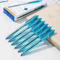 DELI Ballpoint Pen 0.7 MM Office Ball Pens 12PCS/Box Smoothing Writing Low Viscosity Ink Writing Pens Office Stationery Amour zii. 