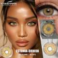 New Estonia Brown Color Contact Lens With Regular Kit Box For Men and Women. 1 Pair Color Contact Lens For Eye Makeup and Cosmetics.Estonia Series. #estonia.