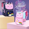 Schoolbag Pupils Princess Girl, Grade 6, 1234 6-12 Children's Burden Alleviation Waterproof-Year-Old Backpack.