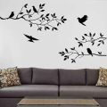 Removable Wall Stickers For Living Room Bedroom Study Room Home Decor - Birds And Branches. 