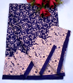 Hand - print deep blue color comfortable cotton saree for women - perfect for all seasons and occasion.