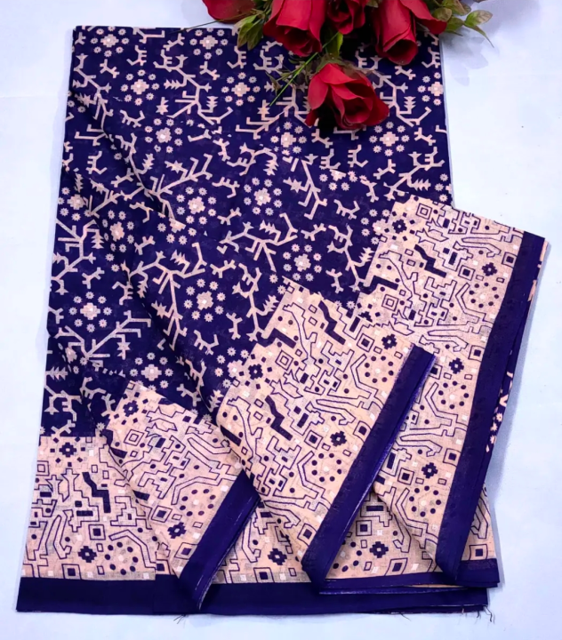 Hand%20-%20print%20deep%20blue%20color%20comfortable%20cotton%20saree%20for%20women%20-%20perfect%20for%20all%20seasons%20and%20occasion%20-%20Image%204