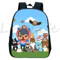 Toca Life World Backpack Cartoon Toca Boca School Bags Kids Kindergarten Bagpack Boys Girls Anime Rucksack Mini Bookbag Mochila.