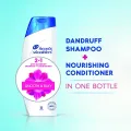 Head & Shoulders 2-in-1 Smooth and Silky Anti Dandruff Shampoo + Conditioner for Women & Men, 340ML. 