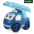 【Krystal】 Cute Inertia Car Toy Anti-Collision, 1 Piece, Safe & Durable Push-Go Car for Kids Ages 3+, Fun Learning Gift. 