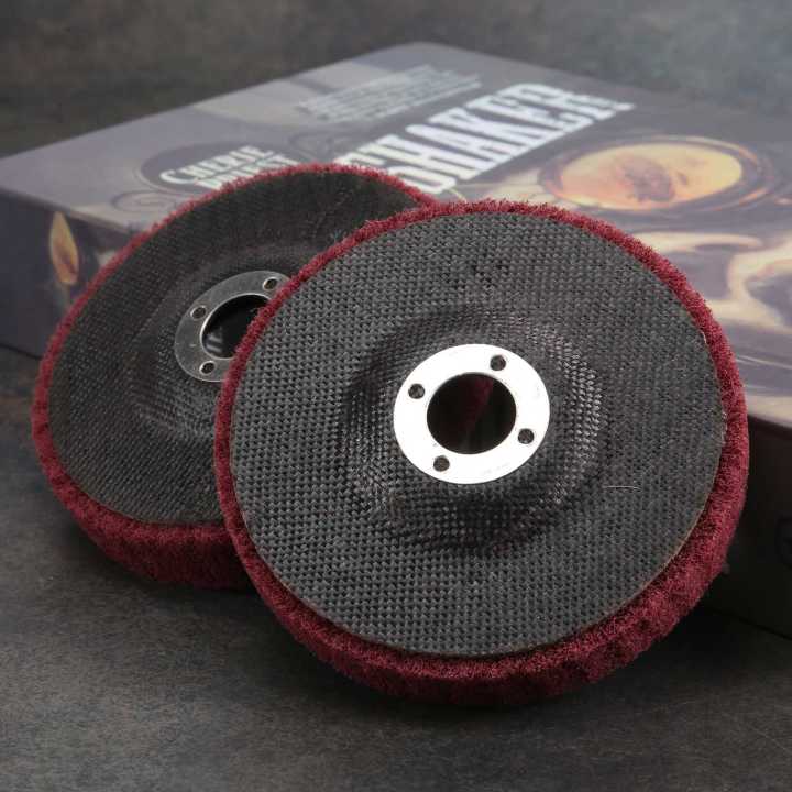 5Pcs%204%20Inch%20Polishing%20Grinding%20Wheel,Scouring%20Pad%20for%20Angle%20Grinder%20-%20Image%202