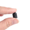【Xiaofeng】New 100pc/lot Black Platic Dut bike car wheel tyre air valve cap. 