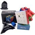 Moyu Meilong M magnetic 2x2 3x3 magic cube 4x4 5x5 Stickerless speed cube magnet puzzle cube 2x2x2 3x3x3 4x4x4 5x5x5. 